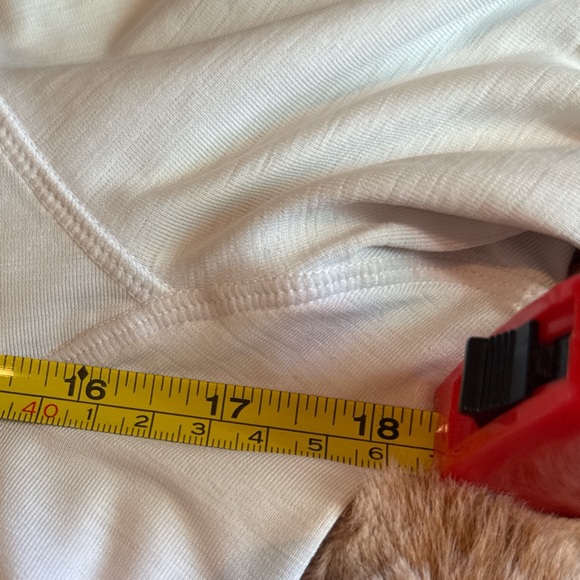 Athleta White Long Sleeve Zip-Up Top size S - Picture 8 of 12